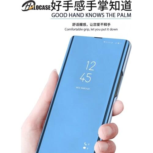 Smart Mirror Flip Cover For vivo y17 y3 y15 y12 y11 2019 Stand Phone Case For vivo y7s v17 neo z1 pro z1x z5 z5x iqoo neo s1