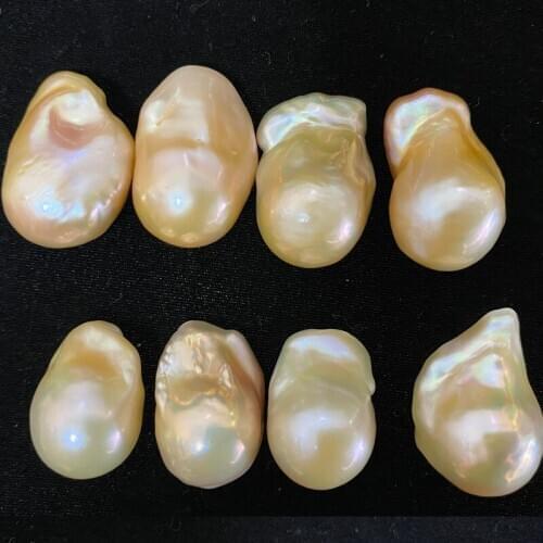 3A 15-16mm Freshwater Pearls Loose Beads Big Cultured Natural Baroque Pearls for Jewelry Making