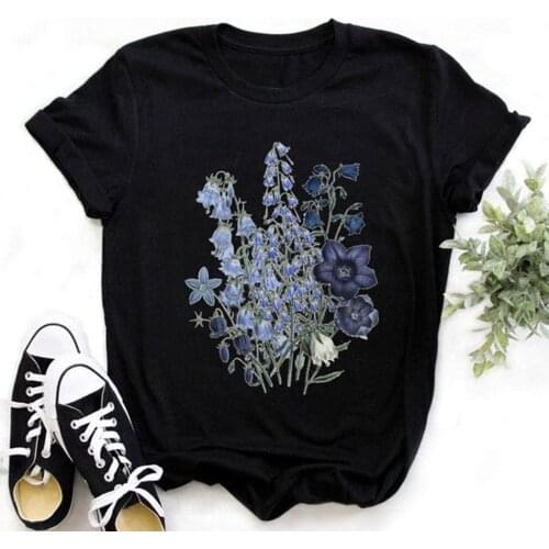 Tshirt women 2021 Womens Casual Loose Round O-Neck Printed Short Sleeve T-Shirt Tops T-Shirt Women T Shirts camisetas de mujer