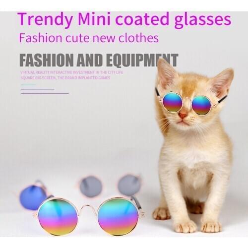 1PC Pet Accessoires Lovely Pet Cat Glasses Dog Glasses Pet Products For Little Dog Cat Eye-wear Protection Dog Sunglasses Photos