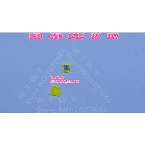 1000PCS Lextar LED Backlight 3W 3V CSP 1414 Cool white LCD Backlight for TV TV/Monitor Application