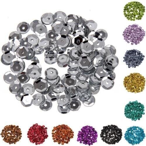 1000Pcs Plastic Curved Septum Sequins DIY Spacer Loose Flat Beads For Jewelry Making Findings Party New High-quality