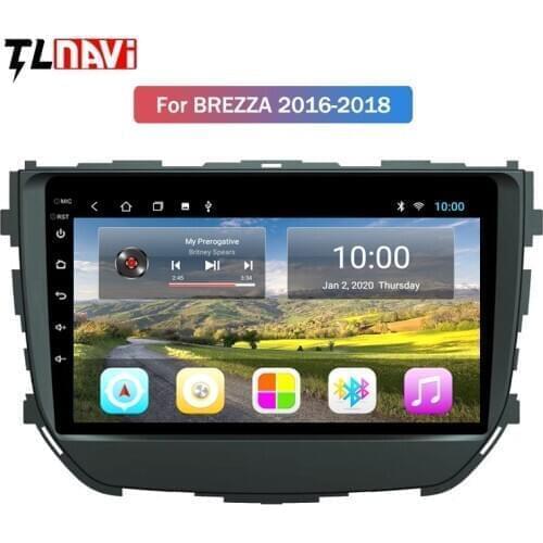 2G RAM Android 10 Car Multimedia GPS Radio Stereo For Maruti Suzuki Vitara Brezza 2016-2018 Car Video Navigation