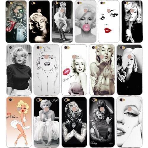 229H Marilyn Monroe With a Cat and friend Lovely Silicone Soft Tpu Cover phone Case for xiaomi redmi 4a 6a 4x note 5a pro mi a1