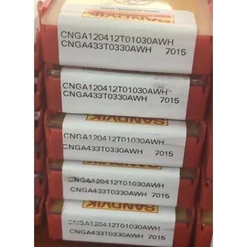10PCS CARBIDE INSERT CNGA120412T01030AWH 7015