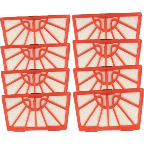 8pcs red cleaning filter HEPA Filter Replacement For Neato Vacuum XV-21 XV-11 XV-15 XV-12 XV-14 945-0048 Vacuum Cleaner parts