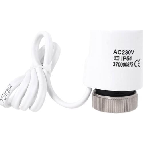 AC 230V NC Electric Thermal Actuator M30*1.5mm for thermostatic Radiator -Valve