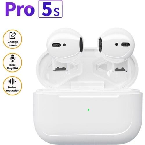 TWS Mini Wireless Headphone Pro 5S Bluetooth 5.0 Earbud Noise Cancelling Sports Gaming Headset with Stereo For iPhone Xiaomi