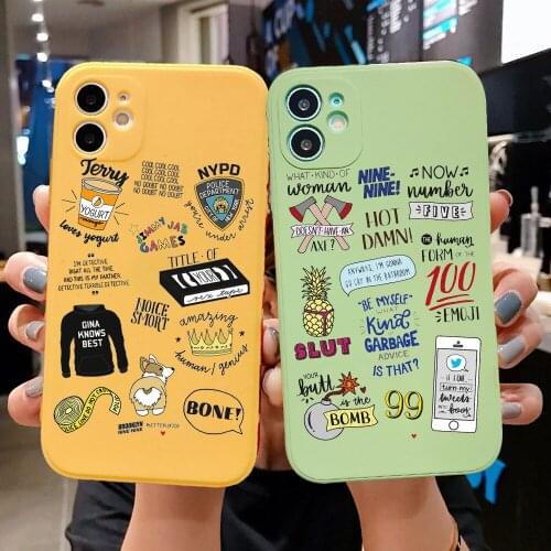 Cool 99 Brooklyn Nine Nine TV Show Phone Case For iPhone 12 Pro MAX 11 Pro Max XR XS MAX X 6S 8 7 Plus SE 2020 Silicone TPU Case