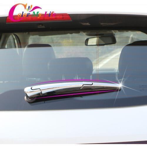 Color My Life ABS Chrome Car Rear Windows Wiper Cover Trim Sticker for Nissan X-Trail Xtrail Rogue T32 2014 - 2020 Accessories