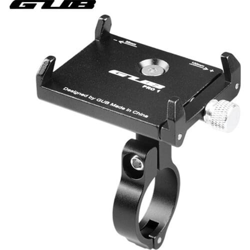 GUB Aluminum Alloy Bicycle Mobile Phone Holder Non-slip Bike Phone Bracket Universal Motorcycle Mobile Stand Bicycle Accessories