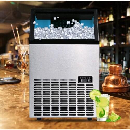 Commercial Ice Maker Milk Tea Shop Small And Large Bar Automatic Cube Ice Making Machine