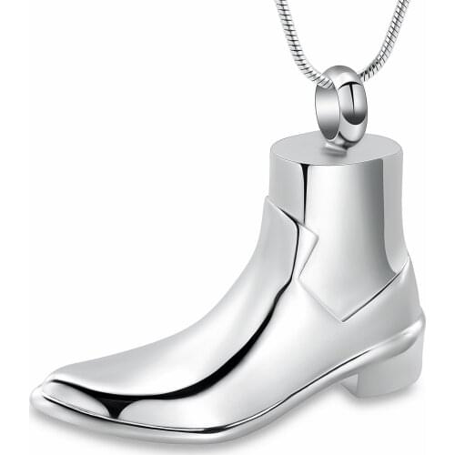 Cremation Jewelry Shoe Shape Urn Necklace Ashes Keepsake Holder Memorial Urn Necklace Personality Necklace