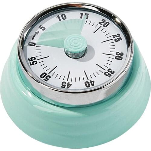 Kitchen Mechanical Timer Countdown Timing Clock Exercise For Cooking Tool Stainless Steel With Magnet Manager Baking Reminder