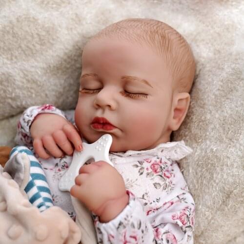 RBG 20 Inches LouLou Reborn Baby Doll Lifelike Toddler Dolls Newborn Bebe Toy Vinyl Surprise Gift Toys For Girls Children LOL
