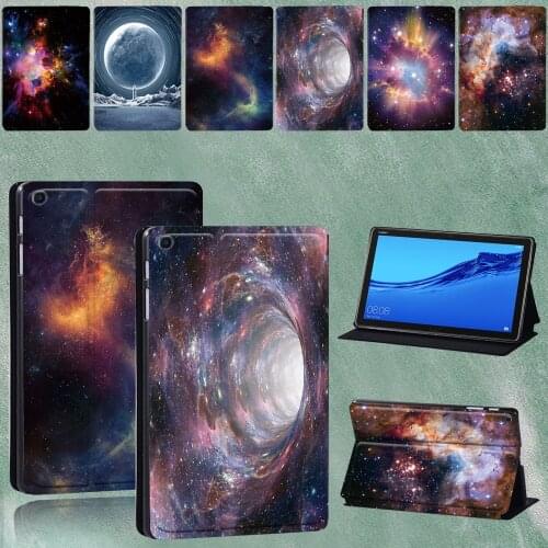 Fashion Cover for Huawei MediaPad M5 10.8 Inch/M5 Lite 10.1 Inch Tablet Stand Heavy Duty Protective Case + Free Stylus