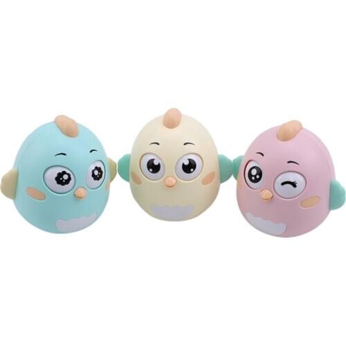 Cartoon Chick Doll Tumbler Rattle Early Kids Educational Toys Baby Infant Gift New Cute Cartoon Chick Design Brinquedos