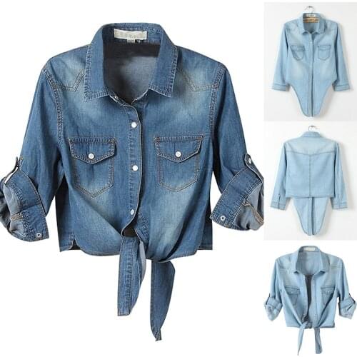 MUQGEW Women's Blue Shirts