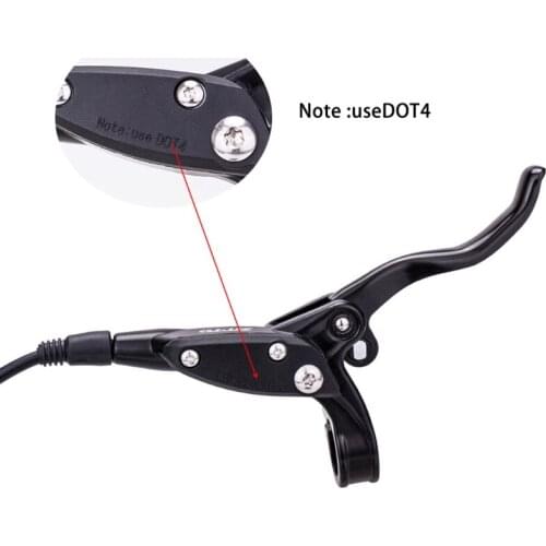 E56D Hydraulic Disc Brakes Mountain Bike Sets MTB Front & Rear Set , Mechanic Tool-Free Pad Adjuster for Road Bike, MTB