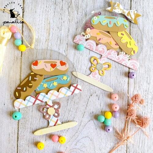 Panalisacraft Sweet Desserts doughnu Metal Cutting Dies Stencils for DIY Scrapbooking/album Decorative Embossing DIY Paper Cards