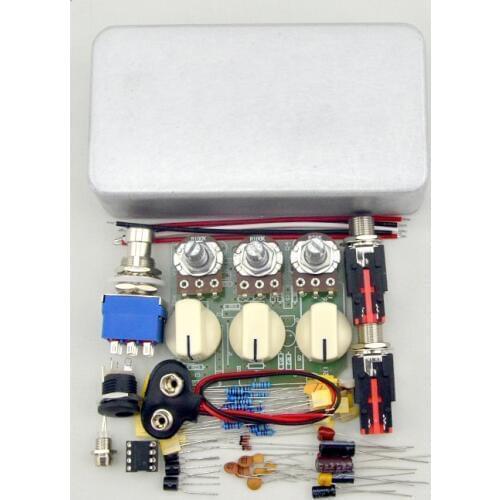 DIY Distortion Guitar PedalKits with 1590B High Quality enclosure Guitar Parts & Accessories true bypass DS-1