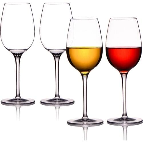 Tiaking Tritan plastic American transparent Unbreakable silicone plastic wine glass cups Bar Home goblet
