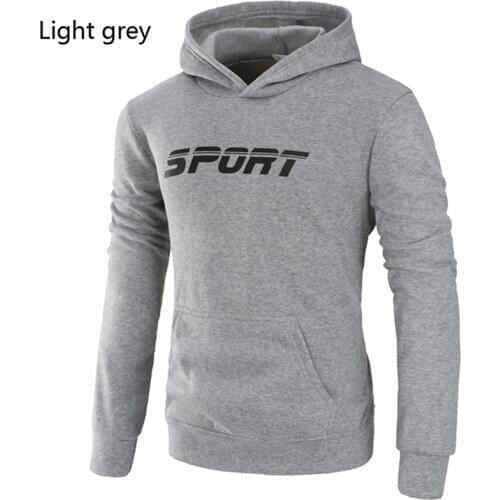 Outdoor mens Sports Jacket Letter Hooded Sportswear Pullover Tops Solid Men Jogging Running Jacket Hoodie Sportswear Mens Tops