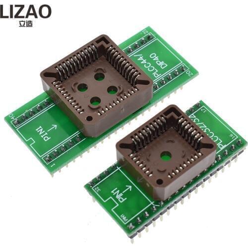 PLCC32 to DIP32 PLCC44 to DIP40 USB Universal Programmer IC Adapter Tester Socket for TL866CS TL866A EZP2010 G540 SP300