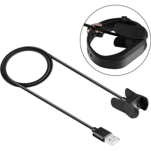 USB Data Charging Clip Cradle Charger Cable For Garmin Vivosmart 3 Tracker Watch