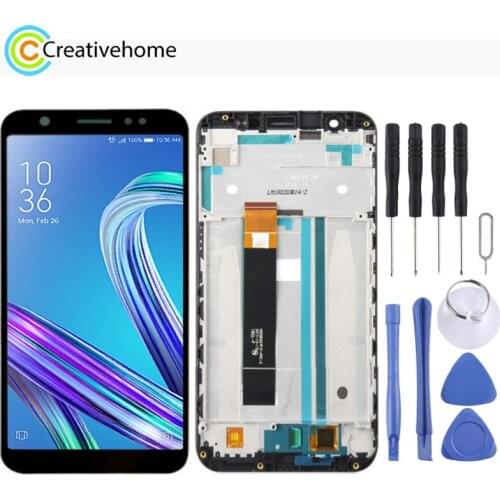 LCD Screen and Digitizer Full Assembly with Frame For Asus ZenFone Max M1 ZB555KL X00PD