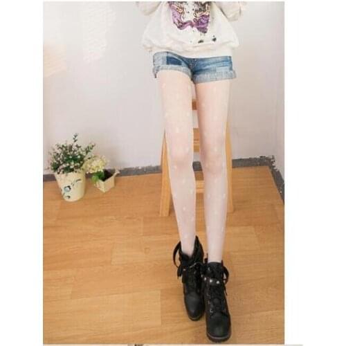 100pairs/lot fedex fast european style woman dot tights lady sexy sheer big dot pantyhose free size