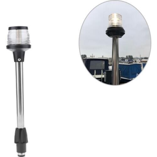 12~24V Boat Navigation Light 360°LED Anchor Light for Yacht Marin Sailing Signal Light 4000-4500K Daylight White All-Round light