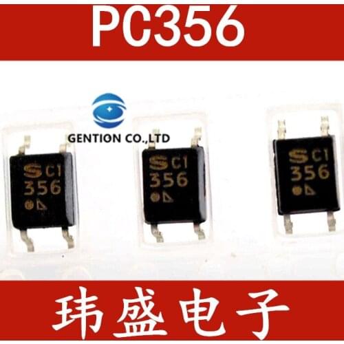 20PCS PC356 optical coupling SOP4 optical isolator photoelectric coupling 356 light coupling in stock 100% new and original