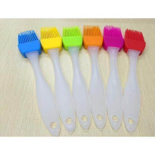 6pcs/lot Silicone Pastry Brush Baking Bakeware BBQ Cake Pastry Bread Oil Cream Cooking Basting Tools Kitchen Accessories LB 146