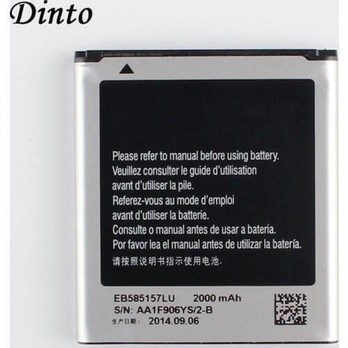 Dinto EB585157LU 2000mAh Mobile Phone Battery for Samsung Galaxy G3559 G3556D I869 I8530 I8552 I8558 I8530 EB-BG358BBC