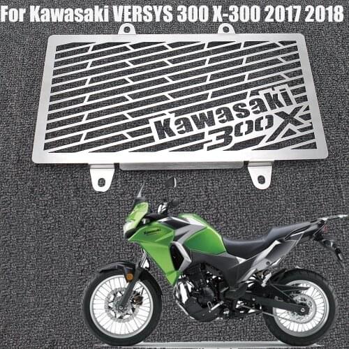 Motorcycle Accessories Radiator Grille Guard Protection Cover Grill Protector For Kawasaki VERSYS X300 300 VERSYS300 Versys-X300