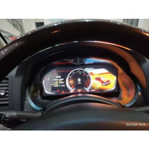 Car LCD Dashboard Player For Mitsubishi Pajero 2 3 4 2006 - 2016 LCD Instrument Cluster Multimedia Modification Google Map GPS