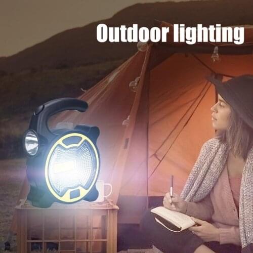 COB Portable Camping Lanterns 3x AA Batteries High Power Lantern Fishing Camping Tent Light Waterproof LED Outdoor Supplies