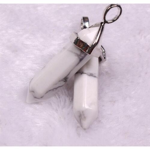 Druzy Trendy fashion jewelry Natural Stone necklace Onyx Howlite aventurine rock GoldenSandStone balmatin opal fashion kolye