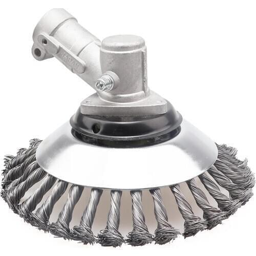 6/8inch Wire Rust Removal Weeding Carbon Steel Tray For Brush Cutter Trimmer Metal Blade Grass Trimmer Brush Cutter Head machine