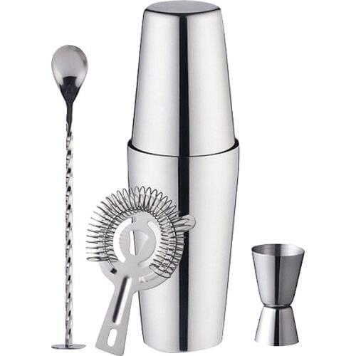 Bartender Set For Professional Bartenders And Family Bars,5 Piece Set Of Boston Cocktail Shaker