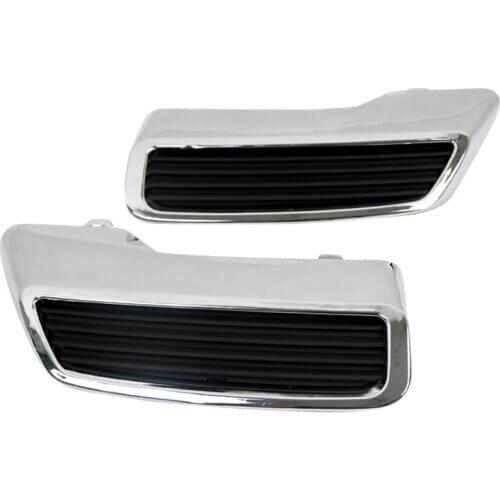 For Peugeot 3008 5008 Allure 2017 2018 2019 ABS Chrome Rear Exhaust Muffler Tail End Pipe Cover Trim Auto Accessories