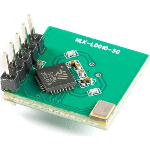 Taidacent 5 Pcs Small 5.8G Radar Sensor Doppler Radar Module Radar Motion Detector for Human Moving Adjustable Sensing Range