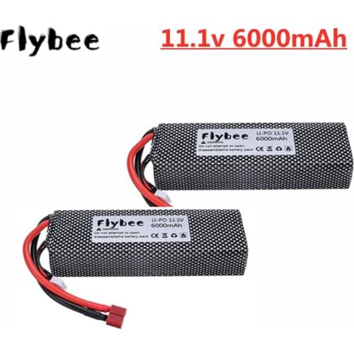 Upgrade 3s 11.1v 6000mAh 30C lipo Battery For RC Car Boat Quodcopter Spare Parts Lipo 3s 11.1v Batteries T/XT60/JST Plug