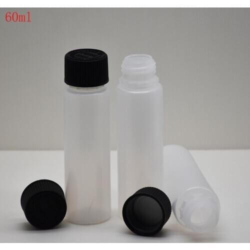 WHOLESALE FACTORY PRICE!2OZ PE SOFT PLASTIC BOTTLE WITH CHILDPROOF CAP,LEAKLESS REFILLABLE EMPTY BOTTLE USE TO LIQUID 100PCS/LOT