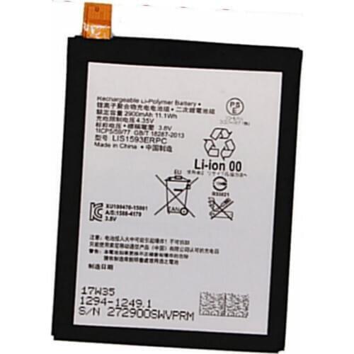 Original LIS1593ERPC battery 2900mah for Sony Xperia Z5 E6603 E6653 E6633 E6683 E6883 Cellphone batteries