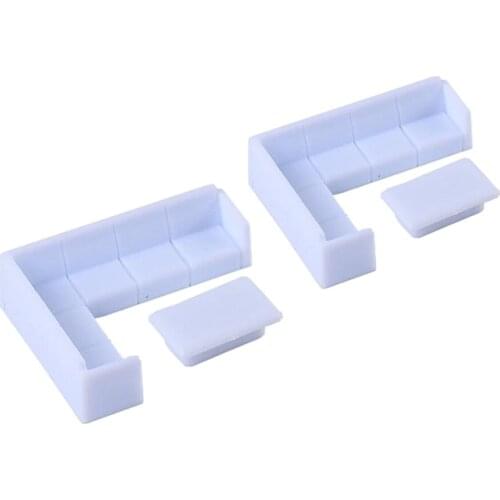 Sand Table Building Model Indoor Furniture Sofa Settee Set 1/75 OO Scale