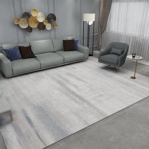 Simple rectangular carpet home living room sofa carpet floor mats indoor can be covered with decorative non-slip soft carpet bed