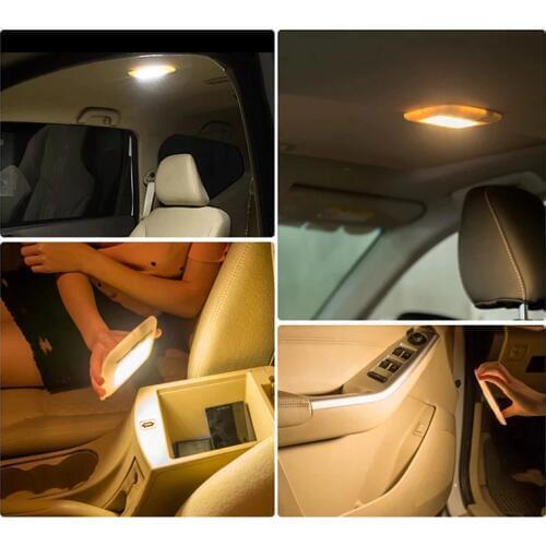 Adjustable LED Indoor Lighting Detachable 3M Glue Feeding Lamp USB Charging Touch Wardrobe Light Car Reading Light Wall Lights