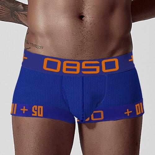 0850 Boxers Family 6 Color Clash Mens Underwear Hygroscopic And Refreshing Breathable Like Breathing Thread Uneven Soft Shorts